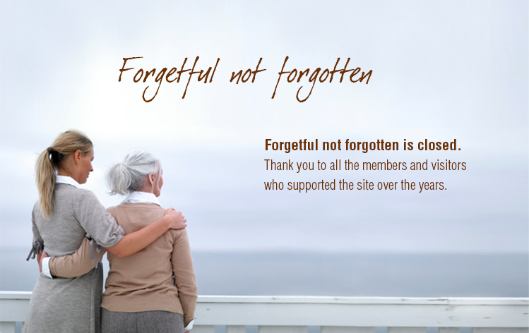 Forgetful not forgotten is closed. Thank you to all the members and visitors who supported the site over the years.